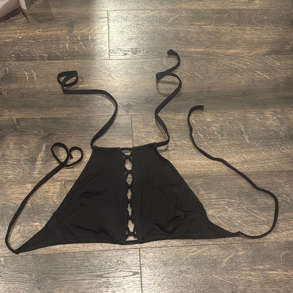 Black swim top